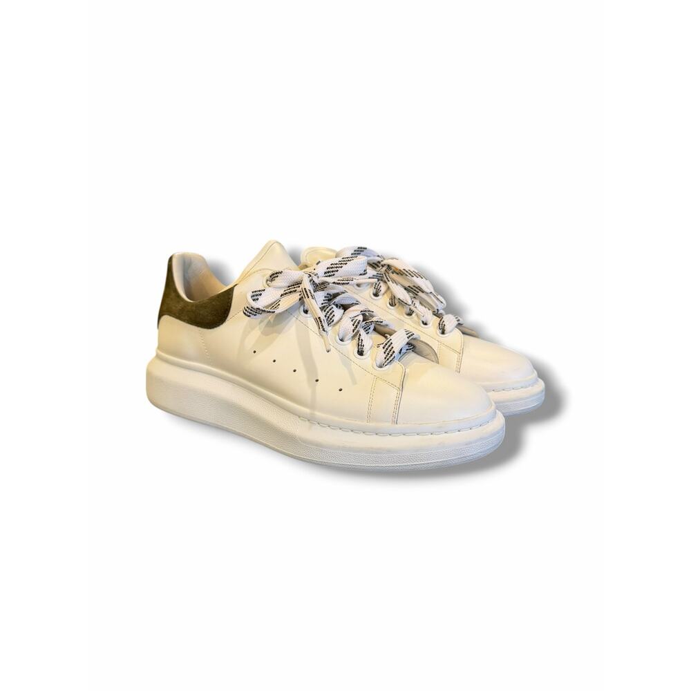 Alexander McQueen Larry Sneaker Khaki Crocodile | Size 42.5(9.5)